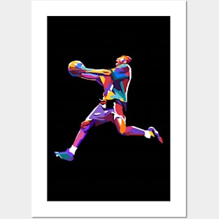 Basketball Pop Art Posters and Art